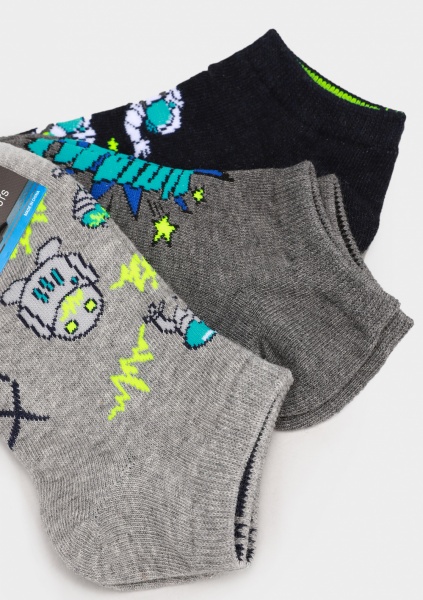 Шкарпетки Skechers S113335-031-7 р.OS сірий