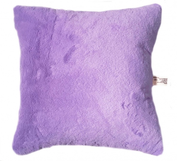 Подушка декоративная Мех 45x45 см сиреневый Selena 