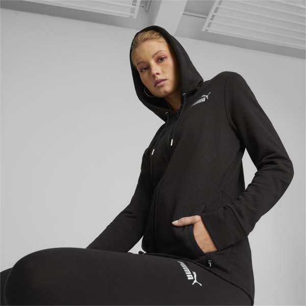 Спортивний костюм Puma METALLIC TRACKSUIT TR PUMA BLACK 67370101 р.S чорний