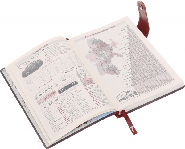 Щоденник недатований Смарт червоний ТЕКО A5 Е 510-12.62-306860