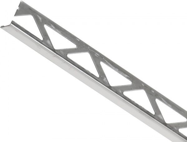 Кутник для плитки внутрішній нержавіюча сталь 12 мм 2,5м срібло