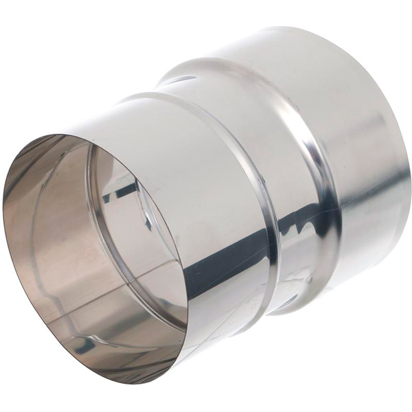 Переходник дымоходный 0,5 мм нерж Ф110-/120+ мм Versia-Lux 