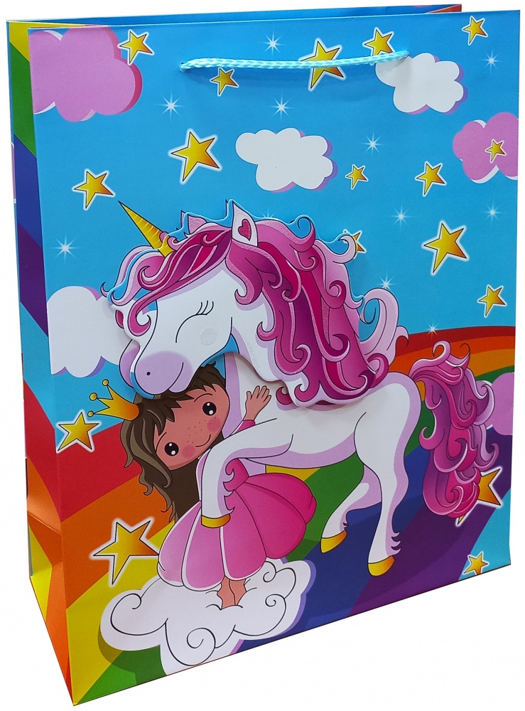 Пакет подарочный с широким дном 36Х54X30 см EGXXW Happycom International