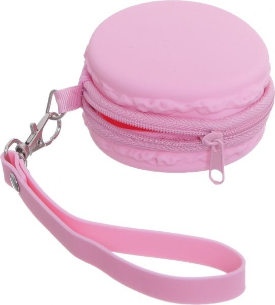 Пенал шкільний 7,5x7,5x4,5 cм рожевий