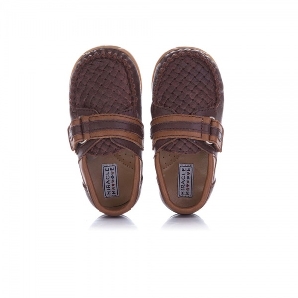 Туфли для мальчика MiracleMe р.22 коричневый 1415 