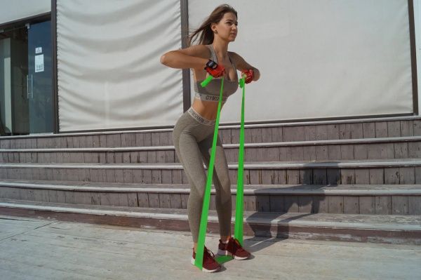 Стрічка-еспандер PowerPlay PP-4112 9 кг зелений