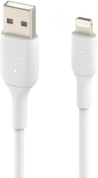 Кабель Belkin Lightning – USB 2 м білий (CAA001bt2MWH) 