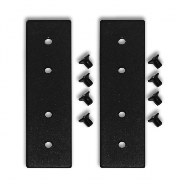 З’єднувач лінійний Hopfen (з'єднувальна планка) 2 шт./уп. чорний 245631 