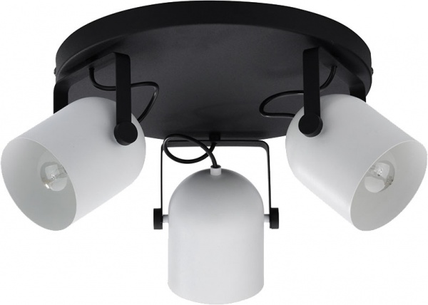 Спот TK Lighting Spectra 3x60 Вт Е27 черный/белый 3491 