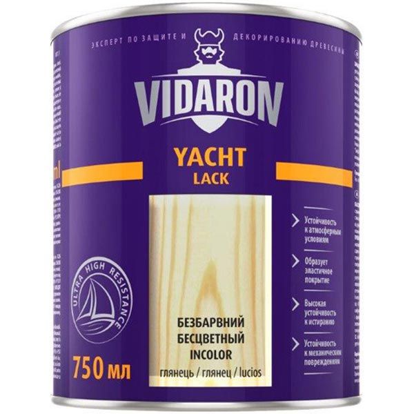 Лак Vidaron для яхт 0.75 л