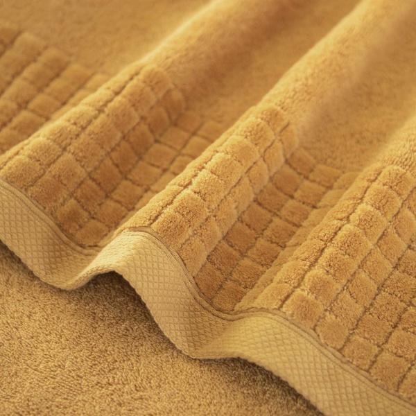 Рушник махровий Paulo 30x50 см гірчичний Zwoltex 