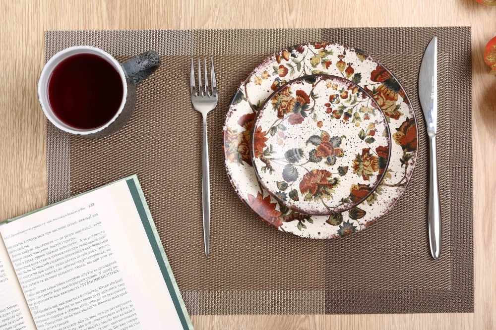 Коврик для сервировки Flamberg Triple 45х30 см коричневый