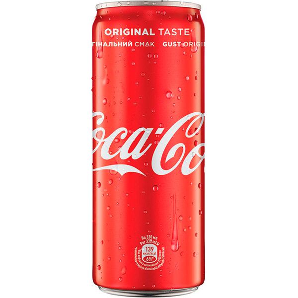 Безалкогольный напиток Coca-Cola 0,33 л (5449000000996) 