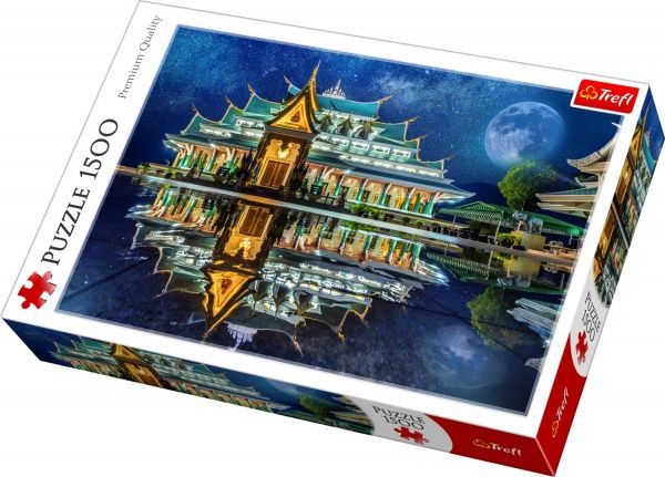 Пазли картонні Trefl Ват Па Фу Кон, Таїланд, 1500 елементів .