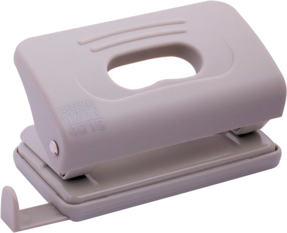 Дырокол BM.4016-09 серый Buromax