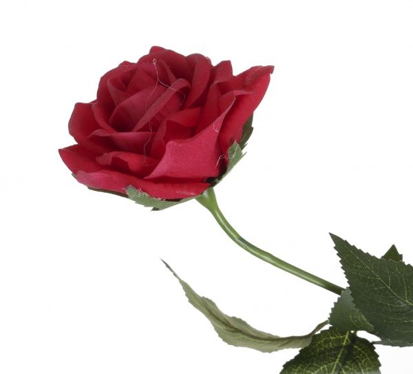 Рослина штучна Троянда 64 см червона Девілон