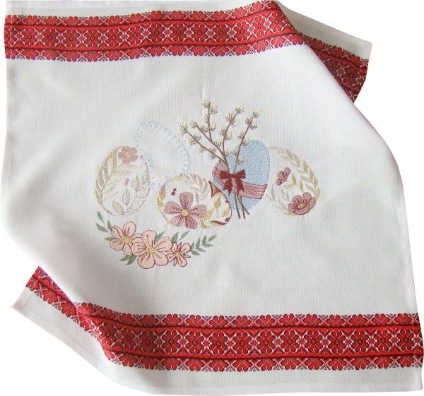 Серветка Едельвіка пасхальна 451-19/00 42x42 см червоний 