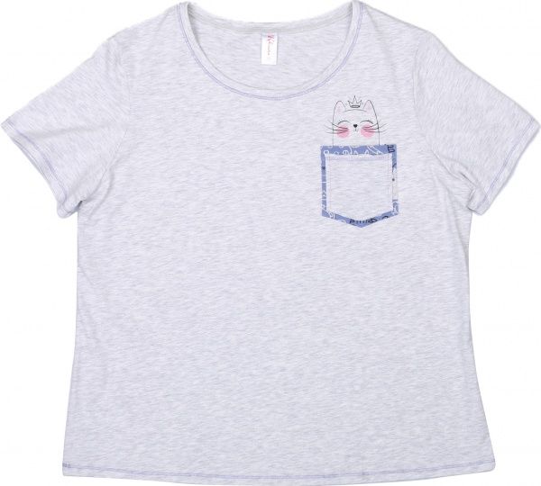 Піжама жіноча Roksana Kaleidoskope 861/16419 р. XL синій із сірим 