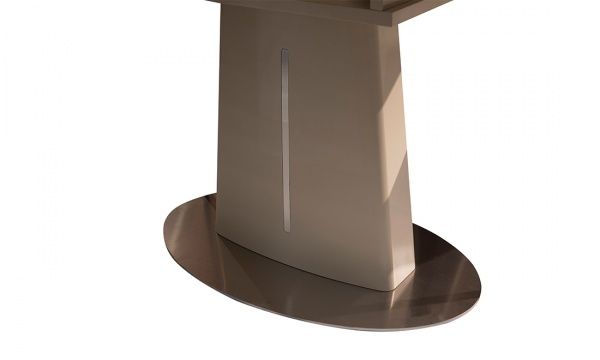 Стол обеденный Prestol Ева Т7063 1400/1800х900х760 мм бежевый матовый 