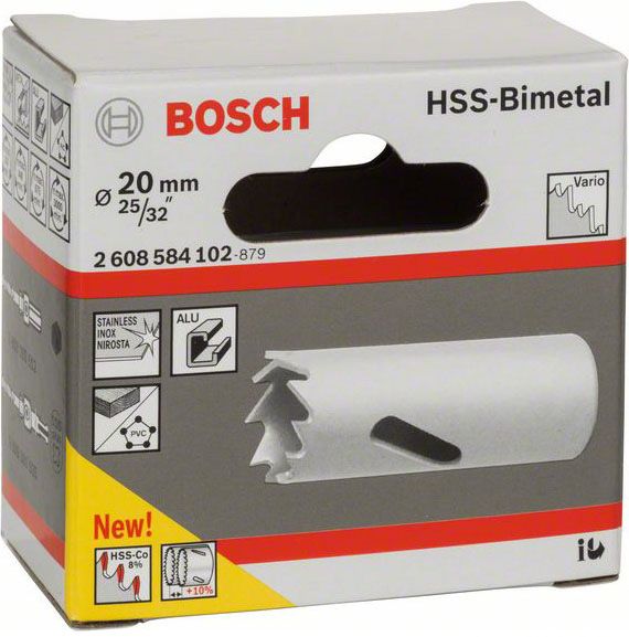 Коронка Bosch Standart HSS Bi-metal 20 мм 2608584102