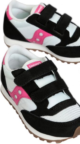 Кроссовки Saucony JAZZ ORIGINAL VINTAGE HL SK162475 р.US 12 черно-бело-розовый