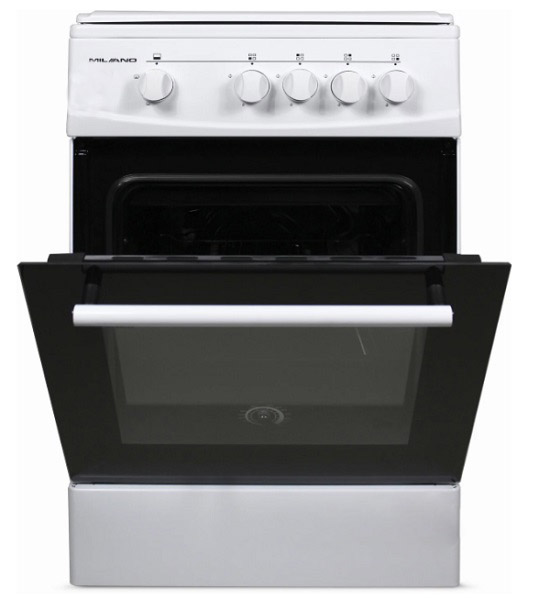 Плита комбінована Milano ML50 E40+біла