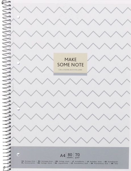 Блокнот А4 80 листов клетка A4-080-6505K Школярик