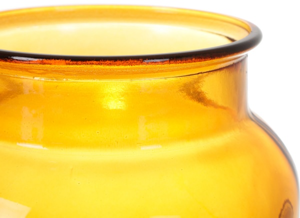 Ваза скляна San Miguel FLORERO 4757DB08 18 см помаранчевий 