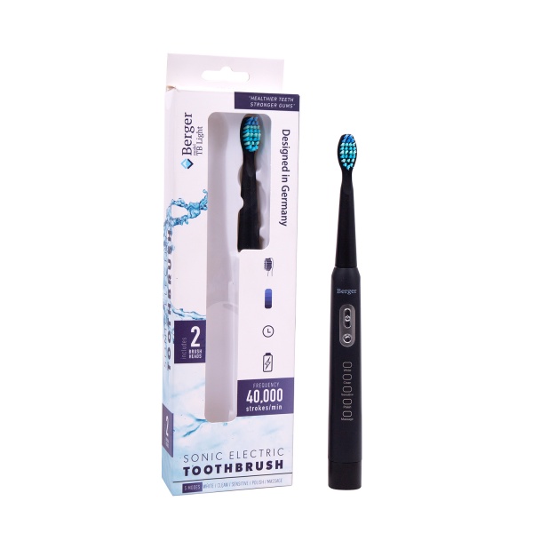 Електрична зубна щітка Berger TB Light Black
