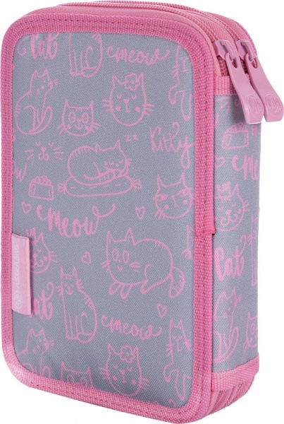 Пенал шкільний AC2 Pinky kitty ASTRABAG рожевий із малюнком