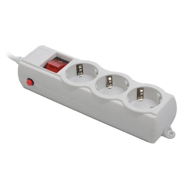 Мережевий фільтр Gembird SPG3-G-10G-PRO із заземленням 3 гн. 3 м SPG3-G-10G-PRO