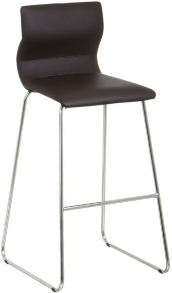 Стул Nowy Styl Cleo Hoker CFS Chrome (BOX-2) (CH) ECO-31 темно-коричневый 