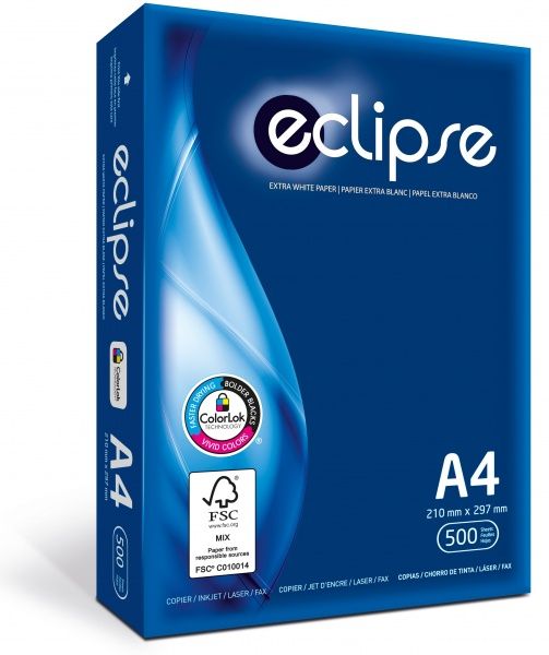 Бумага офисная SUZANO A4 75 г/м ECLIPSE (500 л.) 