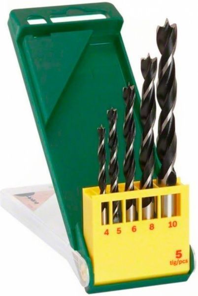 Свердло по дереву Bosch 4-10 мм 5 шт. 2607019440