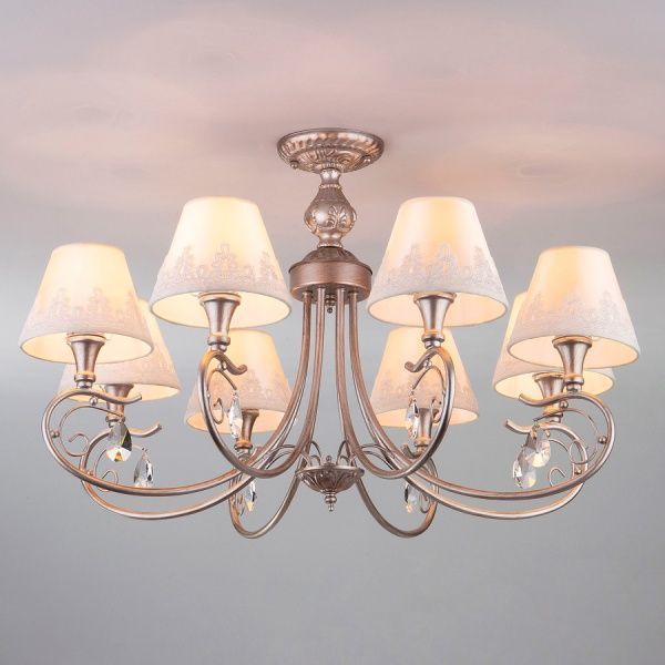 Люстра стельова Strotskis Incanto 60069/8 8x40 Вт E14 срібний 