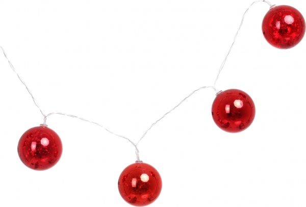 Гирлянда ColorWay Christmas lights ball 6 см CW-MC-LB10U светодиодная (LED) 10 ламп 1,5 м