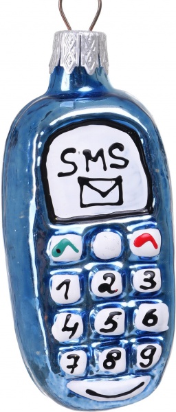 Декорация новогодняя Формовая игрушка в ассортименте 7 см 