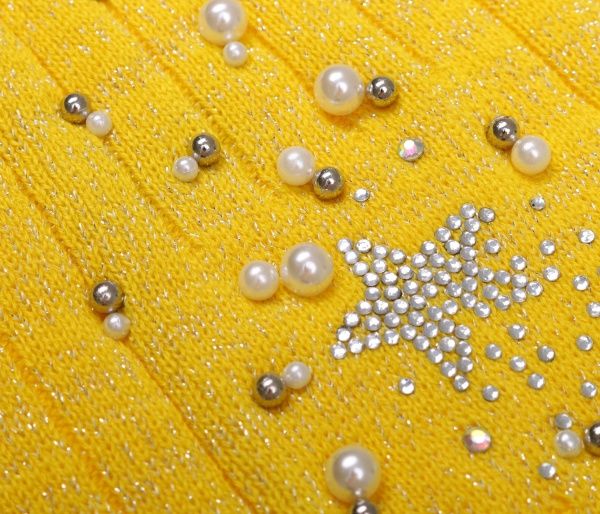 Шапочка дитяча для дівчинки Kraft+ 9513 р.50-52 жовтий 