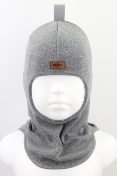 Шапочка дитяча для хлопчика Beezy Балаклава р.54-56 світло-сірий 1705 