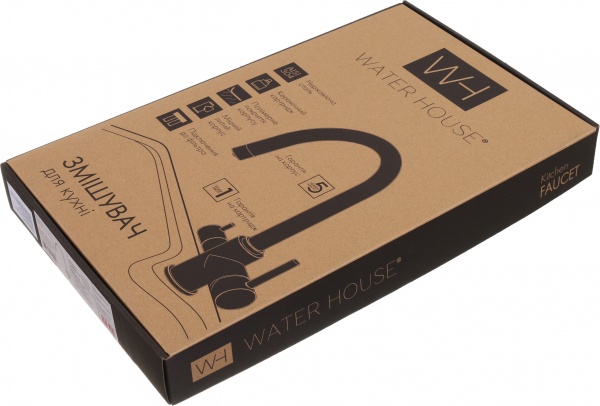 Смеситель для кухни Water House Modus+ с подключением к фильтру бежевый