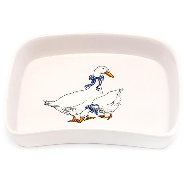 Салатник Vetro Plus Гуси 14x16 см