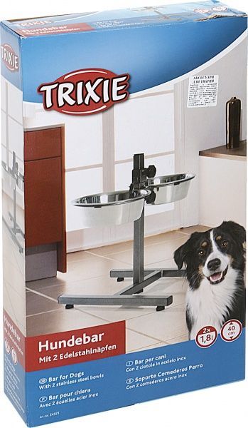 Кронштейн TRIXIE з двома мисками 1,8 л 24921