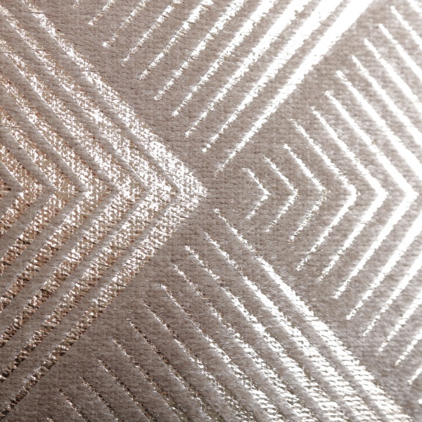 Подушка KM с напылением геометрия 100% полиэстер 50x30 см золотой 