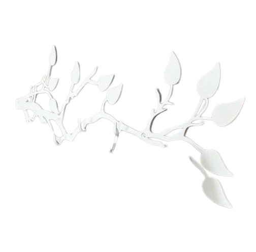 Вешалка декоративная Ветвь с листьями 50х17 см