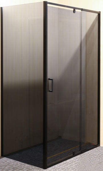 Огородження душове EGO Wave Black 1200x800x2000 мм 