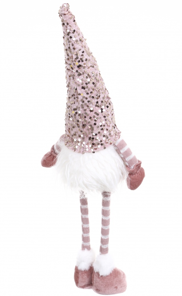 Декорация новогодняя гномик светлячок с паетками 12х65 см 2 ассортимента AT218-22164AB