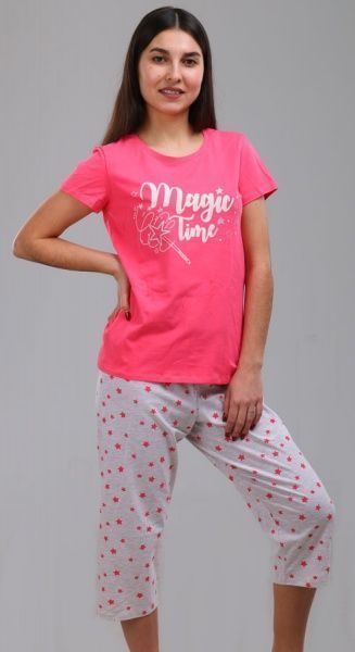 Пижама женская Roksana Звезда 782/16000 р. M розовый с серым 