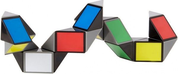 Головоломка Rubiks «Змійка» різнобарвна