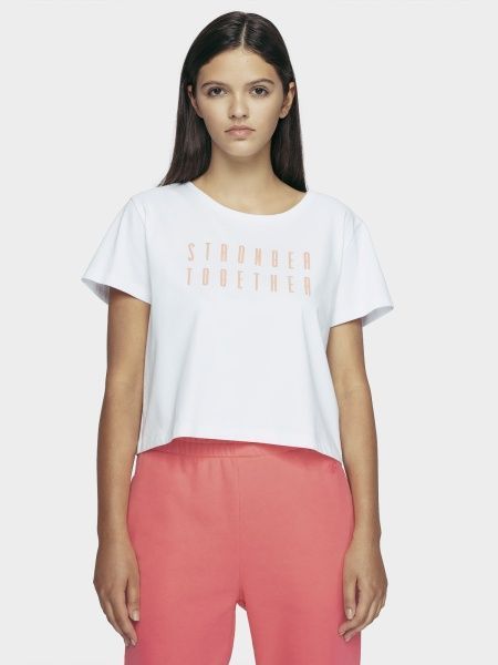 Футболка 4F D4Z20-TSD202-10S S белый