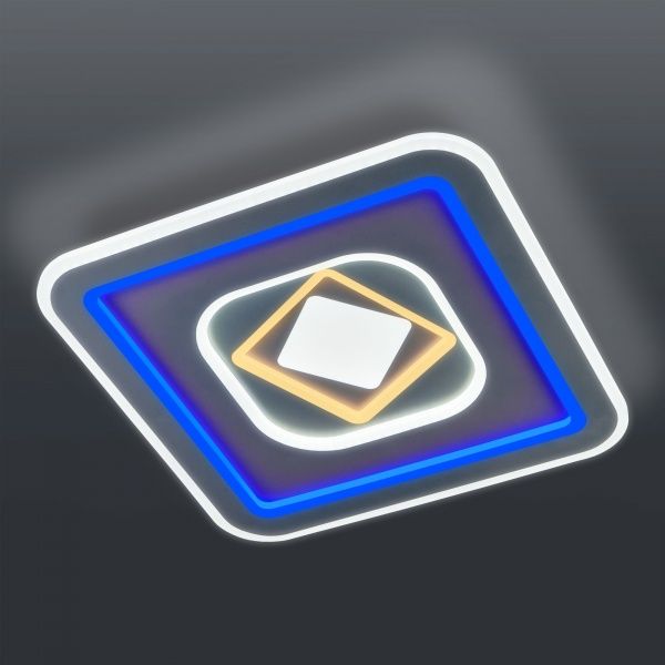 Світильник стельовий Strotskis Coloris LED з пультом ДК 206 Вт білий 90215/1 